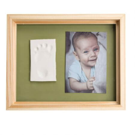 Fotorahmen mit Pure Druck - Holz, Baby Art