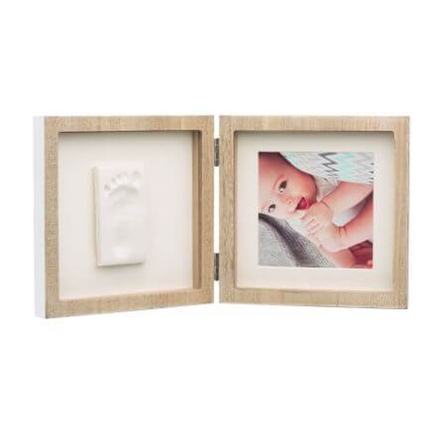 Quadratischer Fotorahmen aus Holz mit Aroma, Baby Art