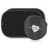 TravelKid Sun Pure Reer 86121 Set van 2 zonnekleppen voor in de auto met lijm zonder zuignappen