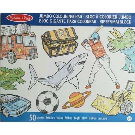 Jumbo-Malbuch, Melissa & Doug