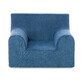 Kindersamt-Sessel, Blau, Twindeco