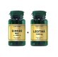 Ginkgo Max 6000 mg, 60 Kapseln + Lecithin 1200 mg, 30 Kapseln, Cosmopharm