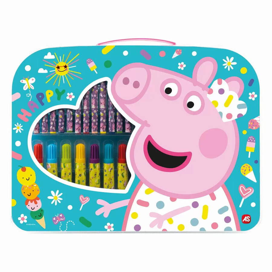 Art Case Peppa kit da disegno, +3 anni, Art Greco