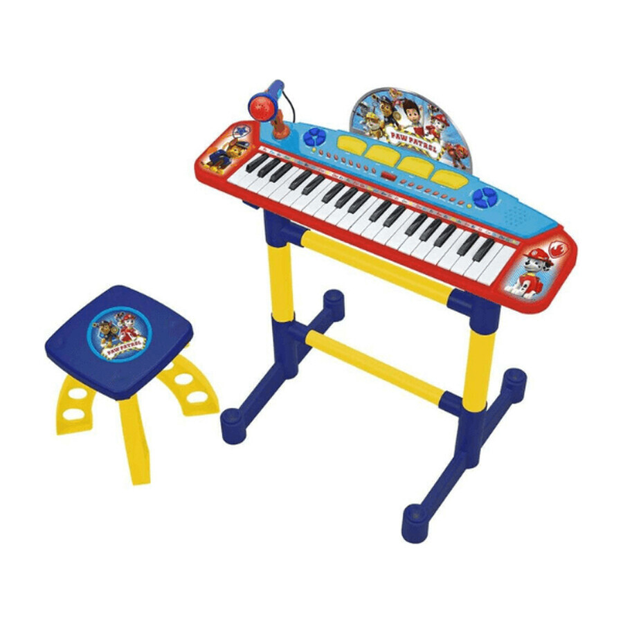 Paw Patrol elektronisches Keyboard mit Mikrofon und Stuhl, 3-7 Jahre, Reig