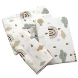 Finet de cama, 3 piezas, 140x70 cm, Baltic Bebe
