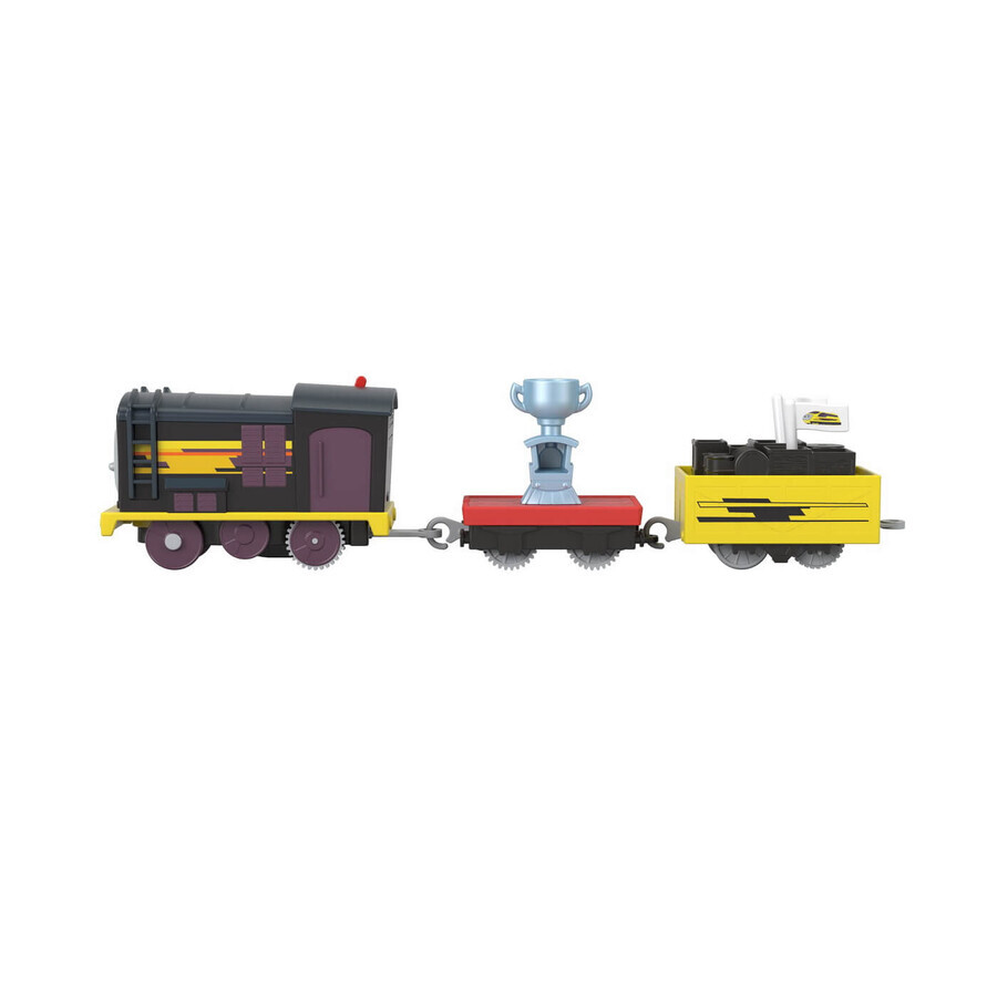 Dieselbetriebene Lokomotive mit 2 Wagen, Thomas & Friends