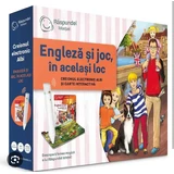 Bleistift und interaktives Buch, Englisch und Spiel an einem Ort, Raspundel Istetel