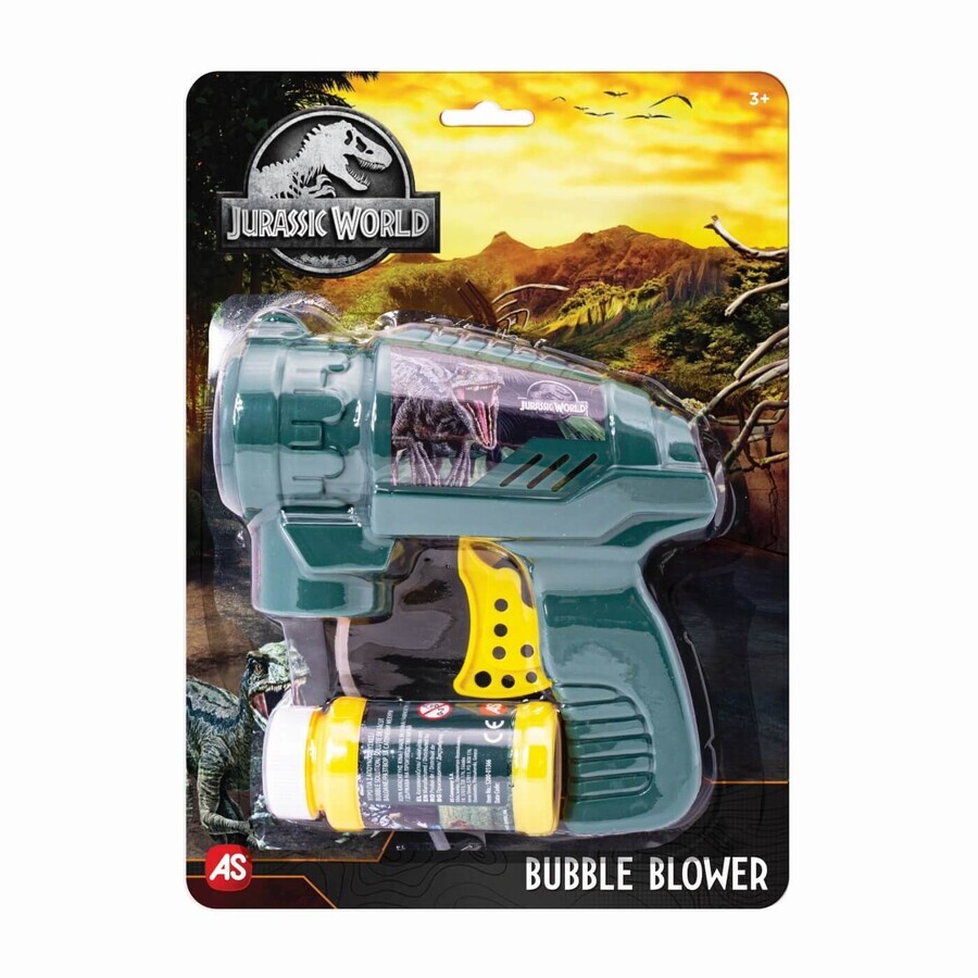 Pistol de facut baloane Jurassic World, +3 ani, As