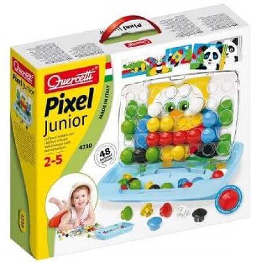 Pixel Junior Mosaik, 2-5 Jahre, Q4210, Quercetti