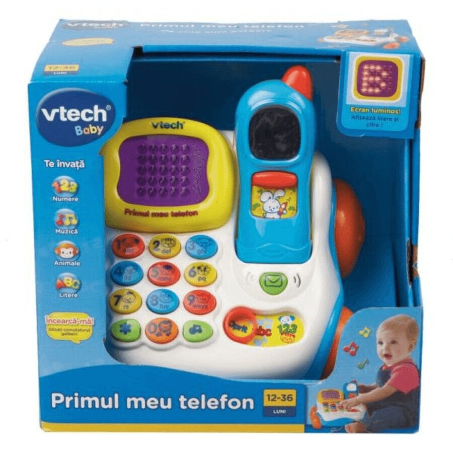 Mein erstes Telefon auf Rumänisch, 1-3 Jahre, Vtech Learn through Play