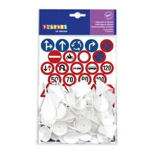 Set van 24 verkeersborden en 72 stickers, Playbox