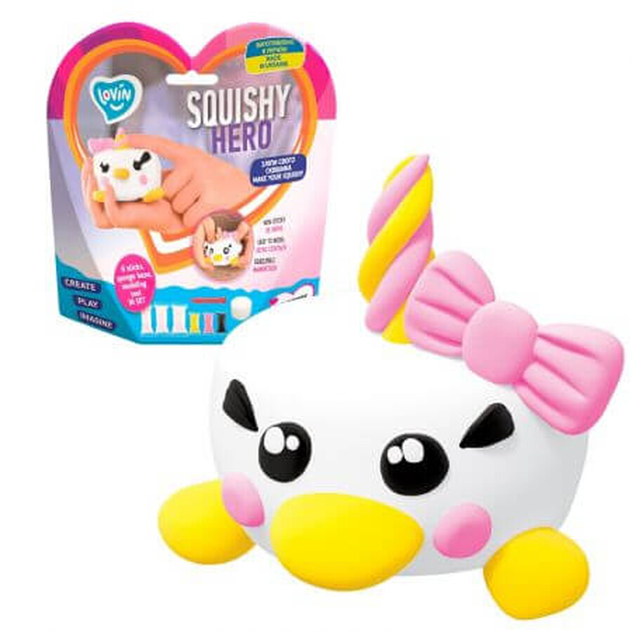 Lovin'do Air Clay Squishy Hero, +3 Jahre, Teensy-Weensy, Okto