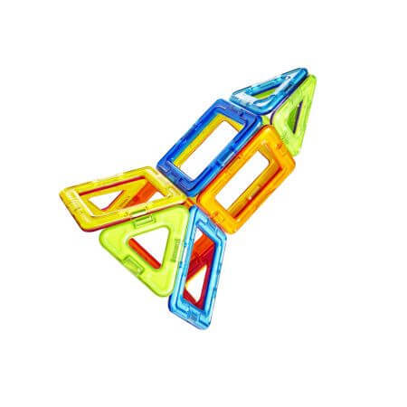 Magnetic building set with 14 pieces, Magplayer