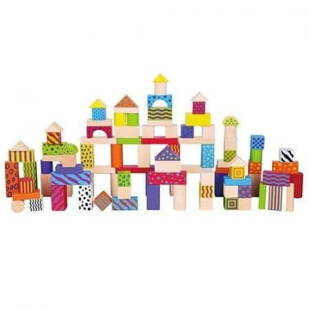 Holzwürfel-Set, 100 Teile, New Classic Toys