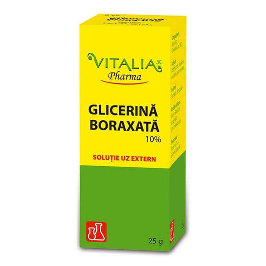 Borax Glycerin 10%, 25 g, Vitalia