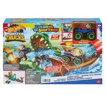 Monster Truck Crocodile Attack Set, Hot Wheels