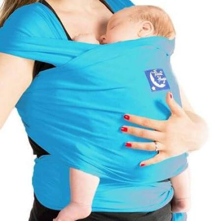 Baby Wear System, Wickelgummi, Türkis, First Hug