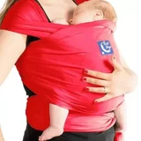 Wrap Elastic Wearing System Red, +0months, First Hug