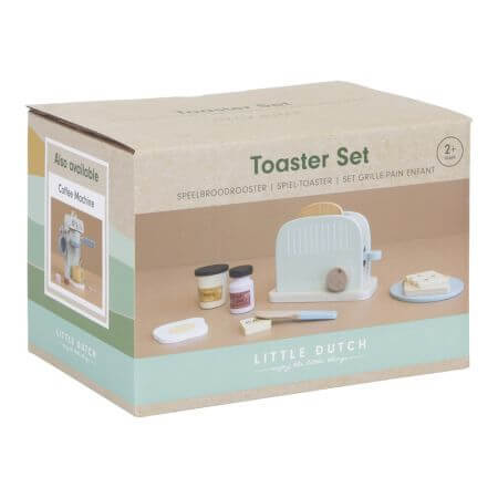 FSC wooden toaster with pop-up function and accessories, +2 years, Little Dutch