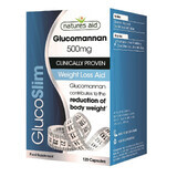 GlucoSlim (glucomannan 500 mg), 120 capsule, Natures Aid