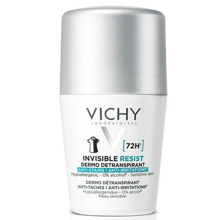 Invisible Resist 72H roll-on deodorant, 50 ml, Vichy