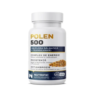 Pollen, 500 mg, 60 vegetarian capsules, Nutrific