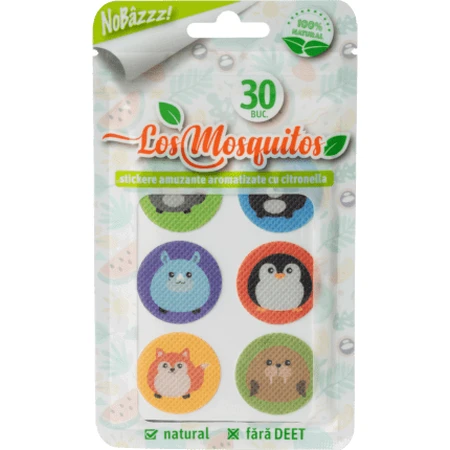 Flavoured stickers, 30 pieces, Los Mosquitos
