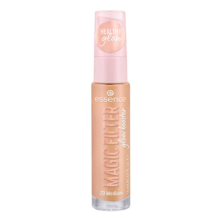 Base de maquillage colorée Glow Booster Magic Filter, 20 - Medium, 14 ml, Essence