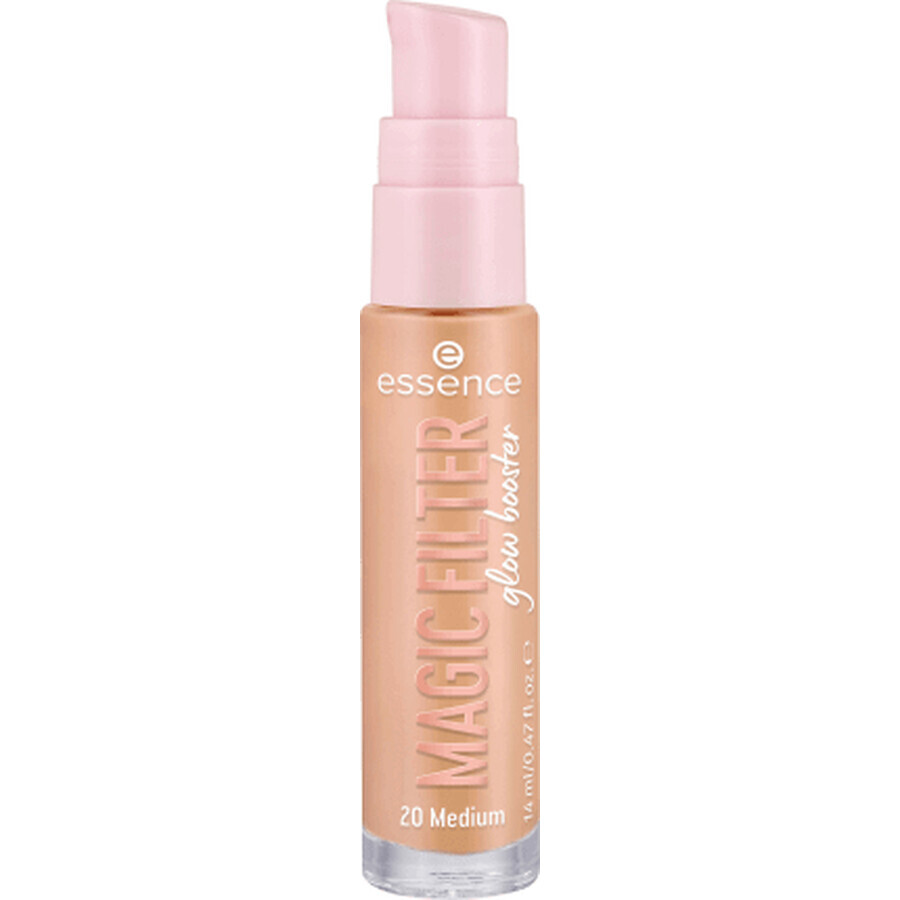 Base de maquillage colorée Glow Booster Magic Filter, 20 - Medium, 14 ml, Essence