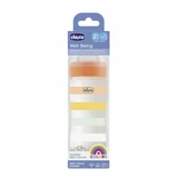 WellBeing PP medium flow bottle with silicone teat, +2 months, Orange, 250 ml, Chicco