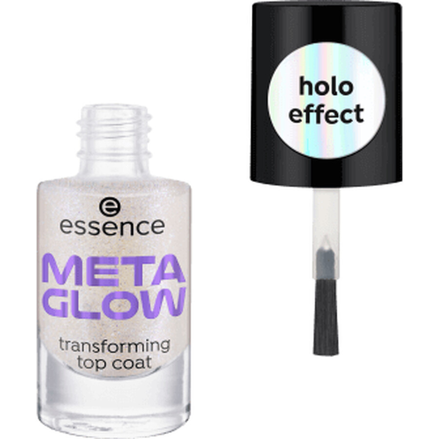 Meta Glow Multi-Reflective Top Coat Nagellack, 8 ml, Essence