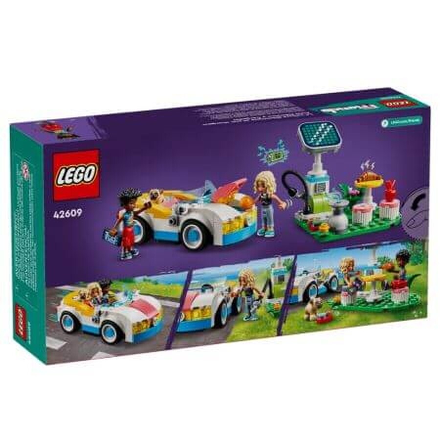 Elektroauto und Ladegerät, ab 6 Jahren, 42609, Lego Friends