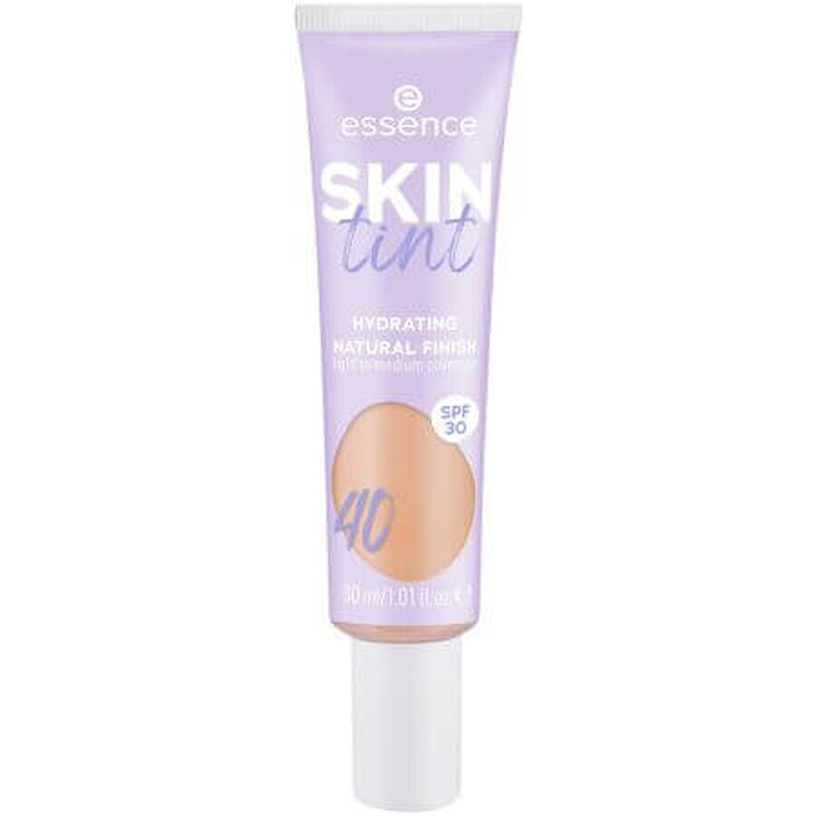 Nuantator pentru piele Skin Tint, Hydrating Natural Finish 40, 30 ml, Essence