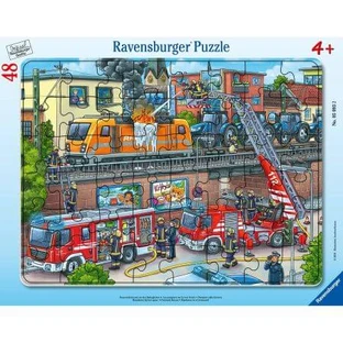 Fire Rescue Mission Puzzle, + 4 años, 48 piezas, Ravensburger