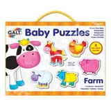 Set of 6 Baby Puzzle Firm, 2 pieces, Galt