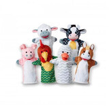 Set of 6 hand puppets Farm animals, +2 years, Melissa&amp;Doug