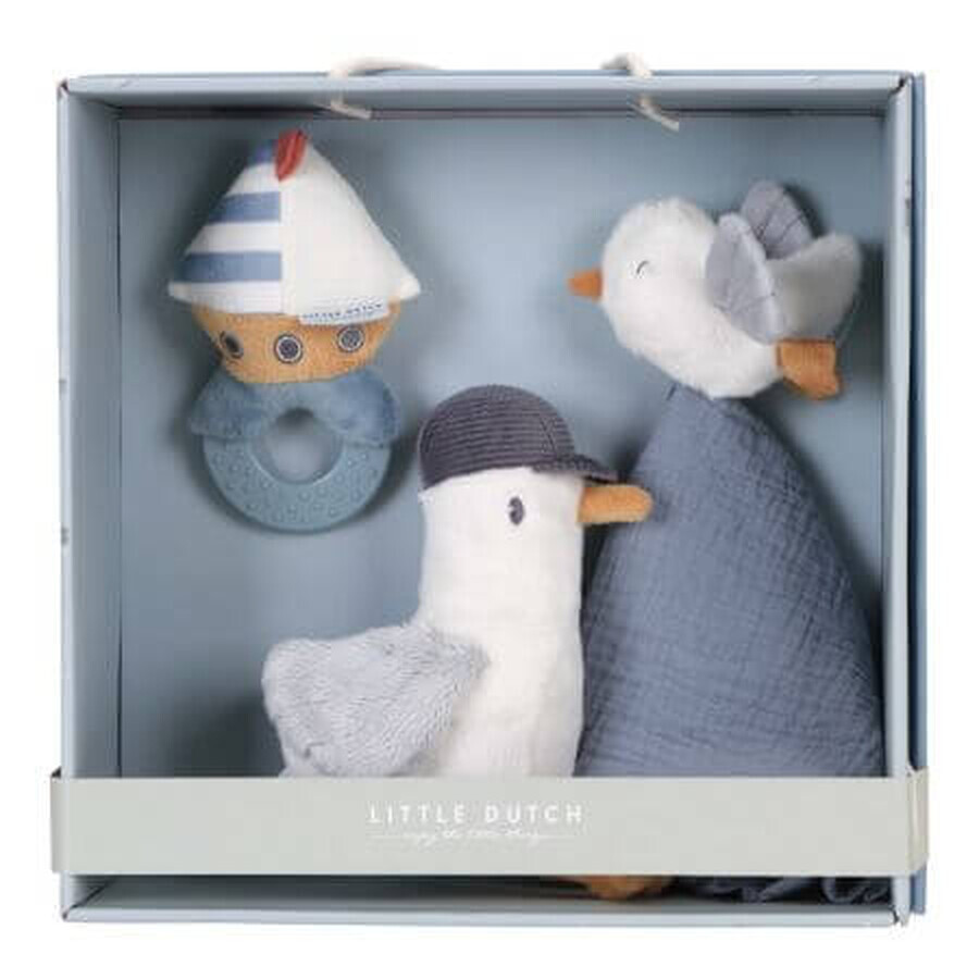 Sailors Bay Baby-Geschenk-Set 3 Spielzeuge, +0 Monate, Little Dutch