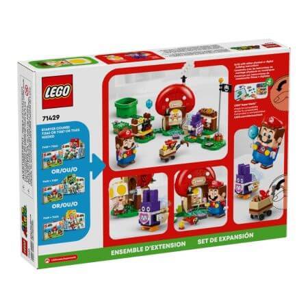 Set de extindere Nabbit la magazinul lui Toad, 7 ani+, 71429, Lego Super Mario