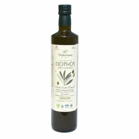 Natives Olivenöl Extra, 750 ml, Liophos, Bio-Frühlese