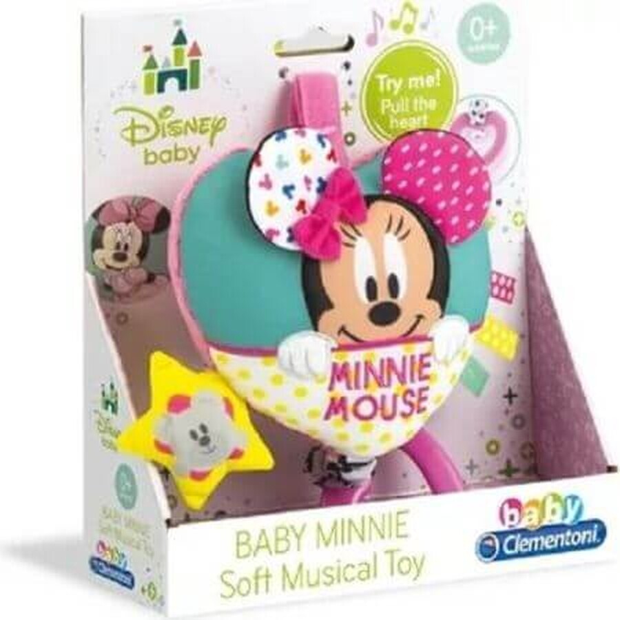 Zornaitoare Minnie Mouse cu sunete, +0 luni, Baby Clementoni