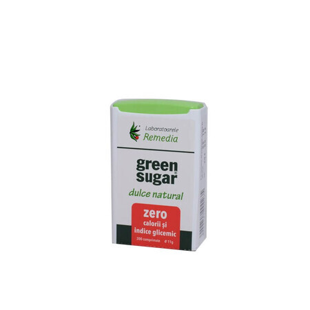 Green Sugar îndulcitor natural tablete, 200 bucăți, Remedia