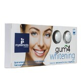 Guma de mestecat Gum4 Whitening with Mint flavor, 10 bucati, My Elements