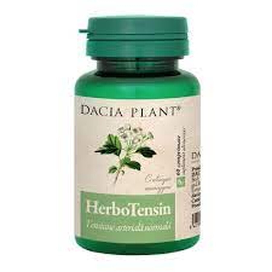 HerboTensin (Blutdruckregulator), 60 + 60 Tabletten (2 zum Preis von 1), Dacia Plant