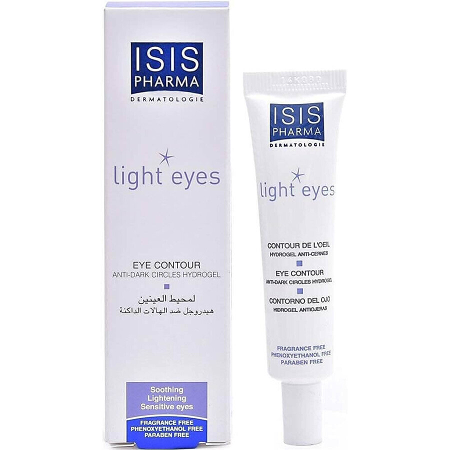 Hidrogel pentru conturul ochilor Light eyes, 15 ml, IsisPharma