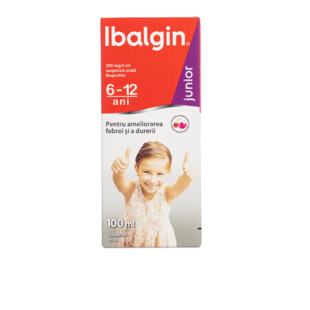 Ibalgin Junior 200 mg/5ml, 100 ml suspensie orala, Sanofi