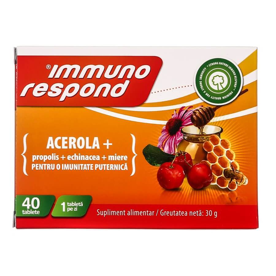 Immuno respond 750 mg, 40 comprimate, Strong Nature