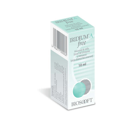 Iridium A Free Ophthalmische Lösung, 10 ml, BioSooft 