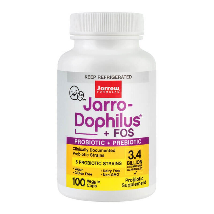 Jarro Dophilus Fos, Jarrow Formulas, 100 capsule, Secom