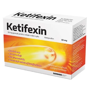 Ketifexin, 50 mg, granulaat voor orale oplossing, 10 zakjes, Sandoz
