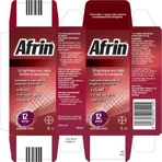 Afrin 0,5 mg/ml - Spray nazal anti-picurare cu pompă - Tratament rapid al congestiei nazale - 15 ml